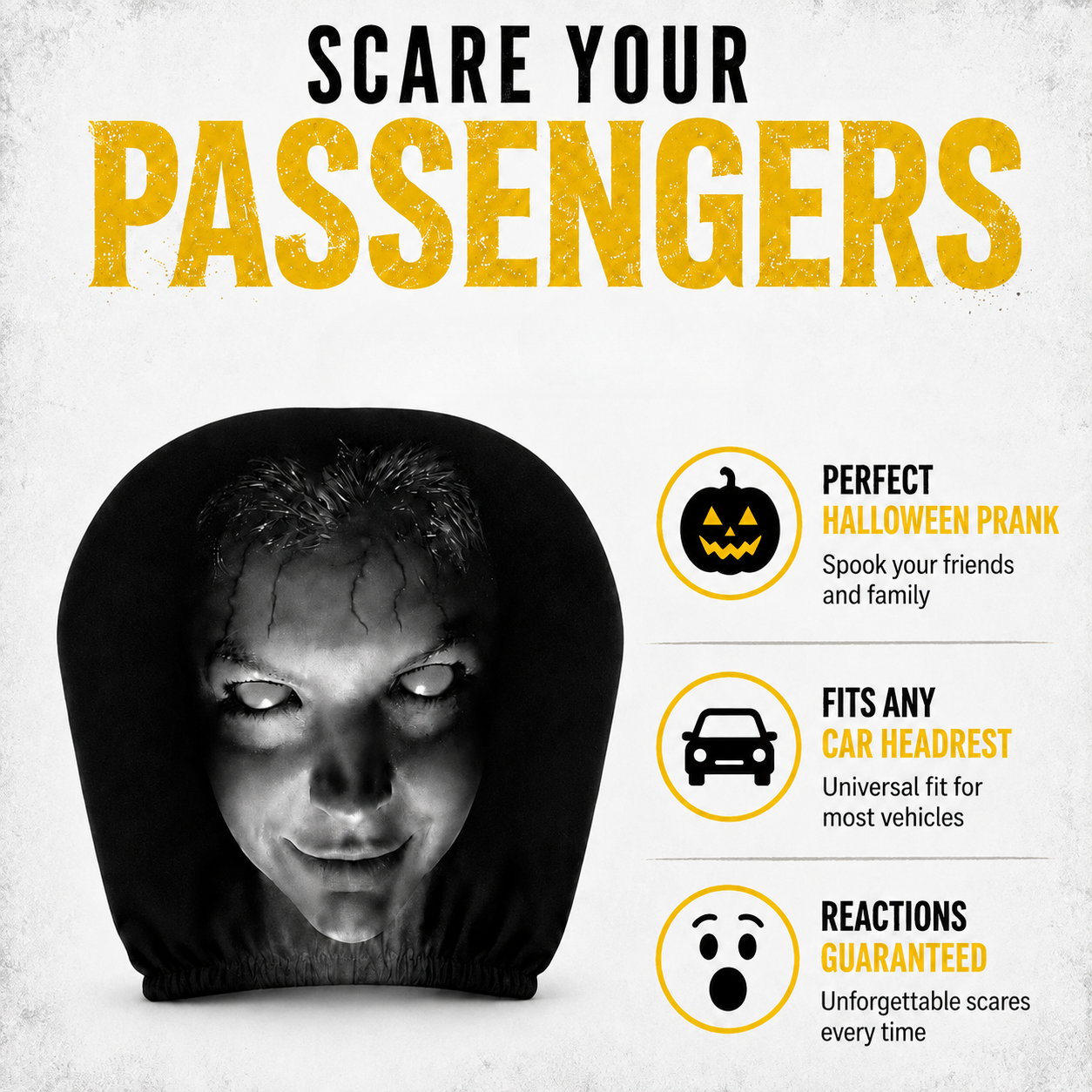 The Best Gift Ever :) Spooky Horror Headrest