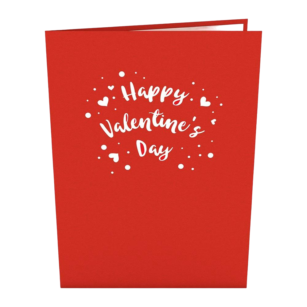 The Best Gift Ever :) Valentine's Day Basket Pop-Up Card