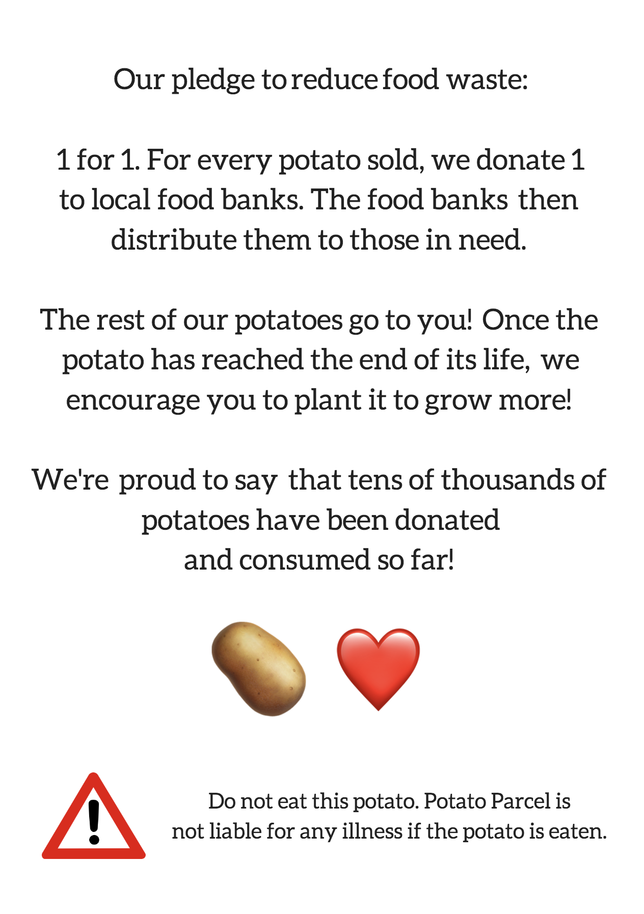 Potato Parcel Copy of Mother's Day Potato Bundle