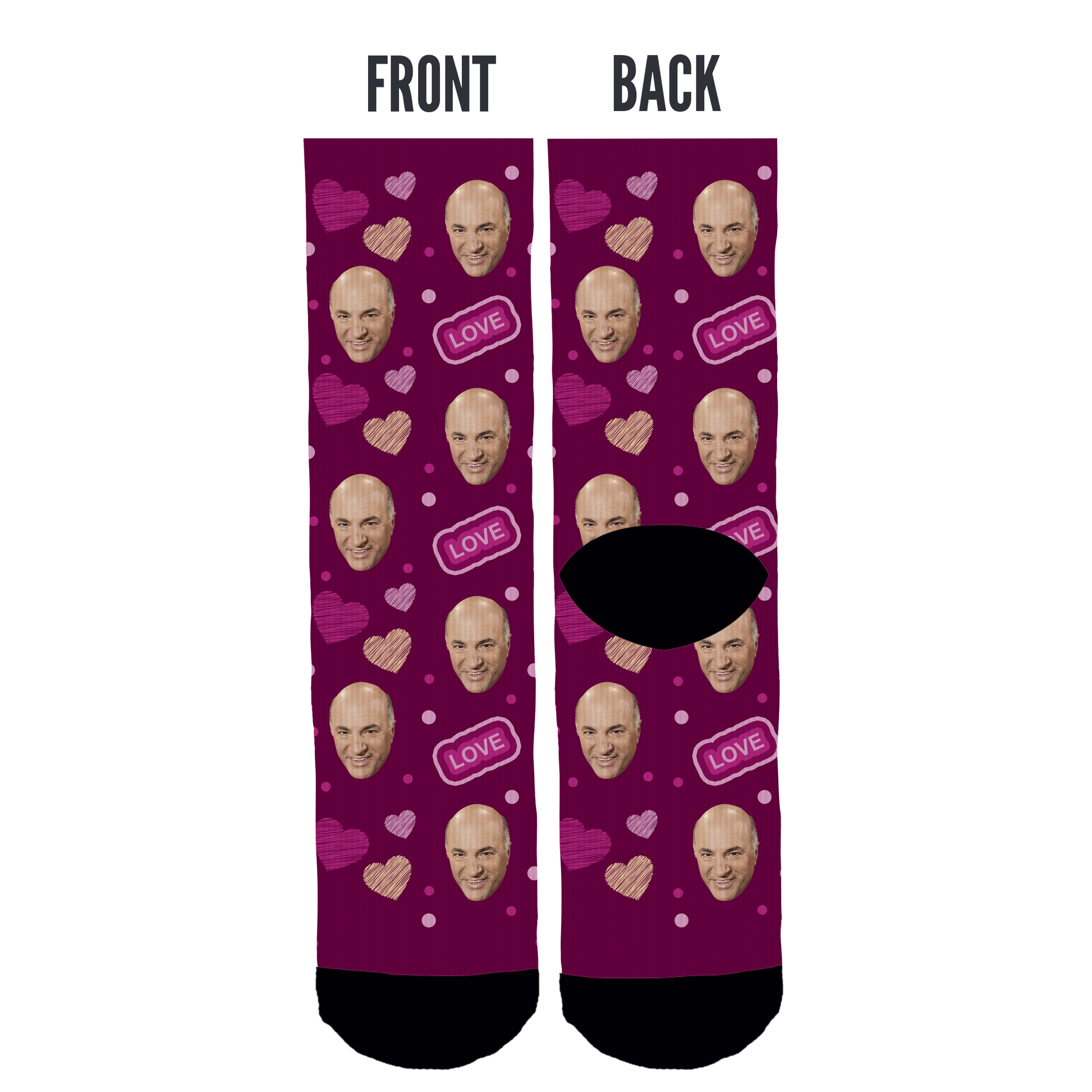 Tribe Socks Custom Love Face Socks