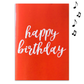 Joker Greeting Endless Birthday Song Card + Glitter