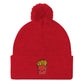 Potato Parcel Mr. Fries Pom Pom Knit Cap Red